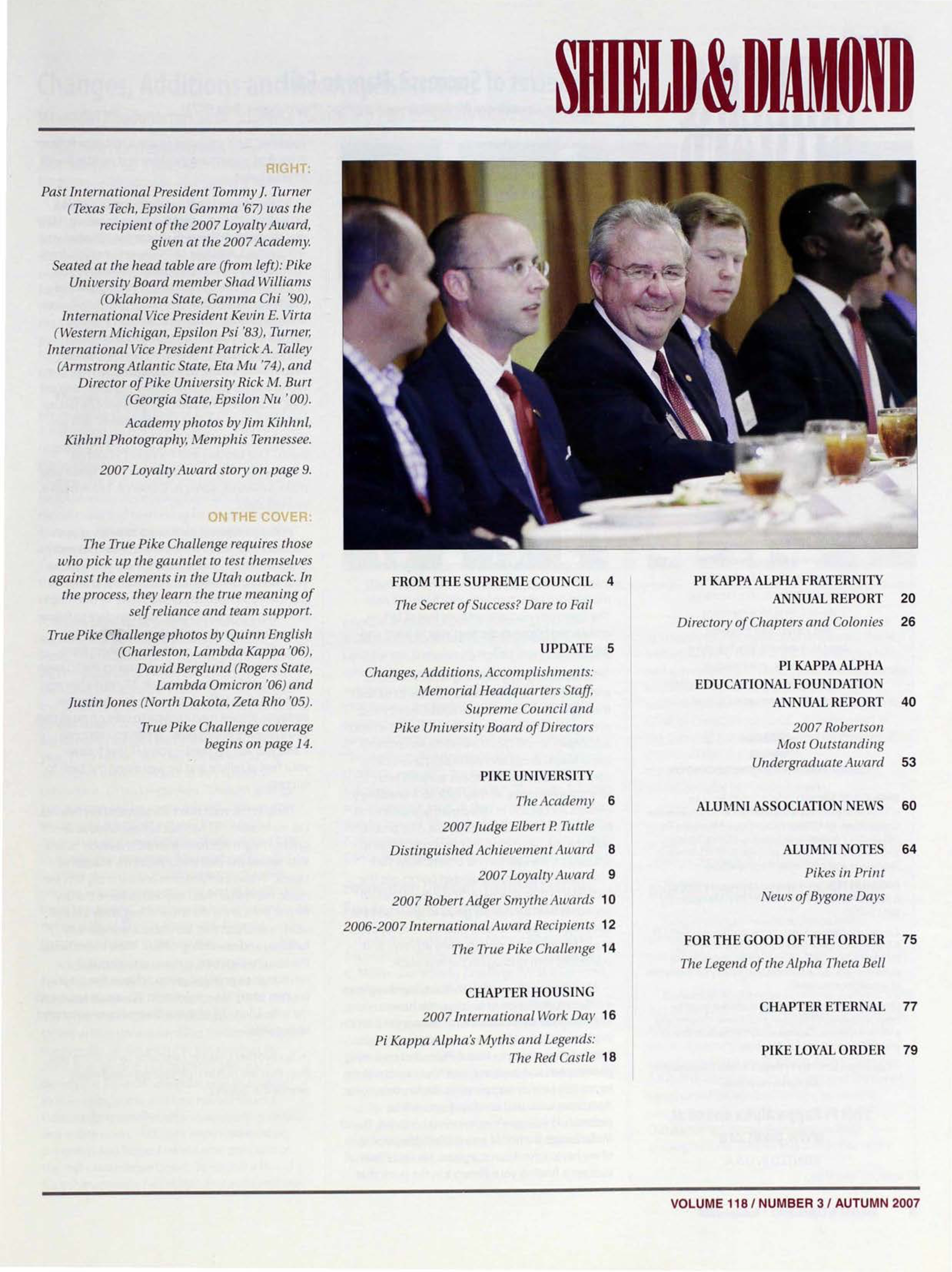 On the Cover, Autumn 2007